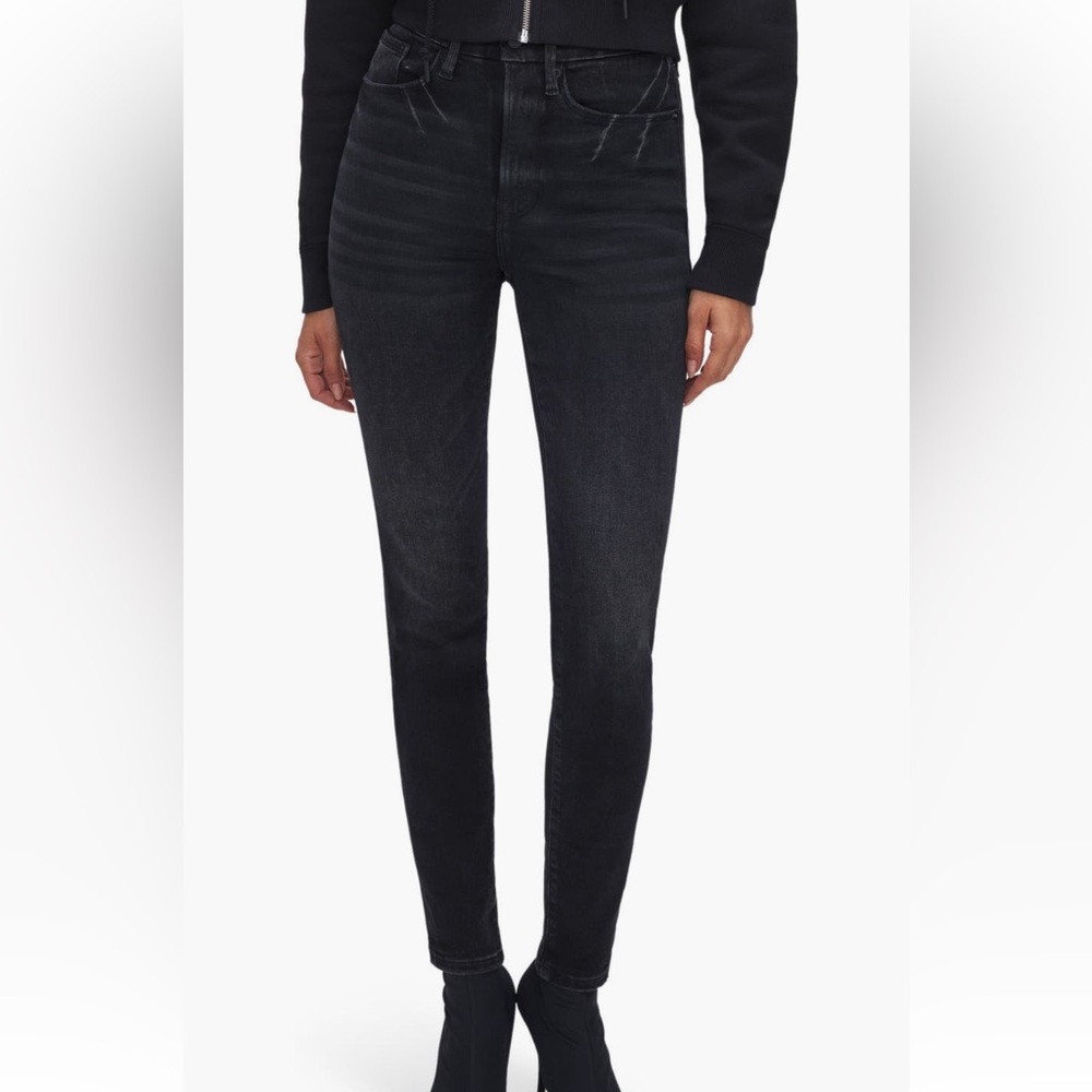 Good American Always Fits Good 6-12 Women's High-Rise Skinny Jeans - Black